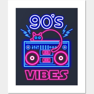 90s vibes Posters and Art